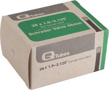 Q-Tubes 26 x 1.9-2.125" Schrader Valve Bicycle Tube-Voltaire Cycles