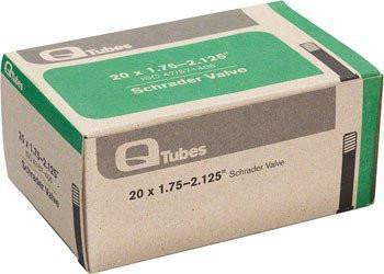 Q-Tubes 20" x 1.75-2.125" Schrader Valve Tube 130g *Low Lead Valve*-Voltaire Cycles