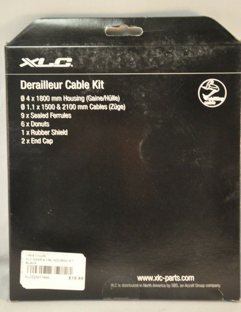 XLC Gear & Cable Housing Kit White-Voltaire Cycles
