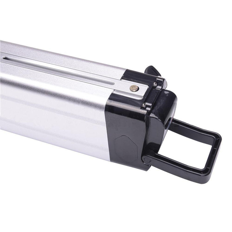 48v 12ah E-Bike Battery - Silver Fish Case-Voltaire Cycles