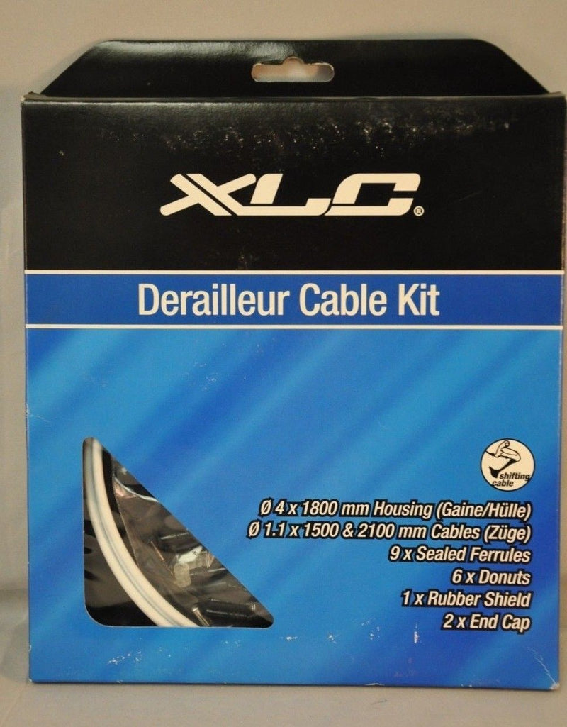 XLC Gear & Cable Housing Kit White-Voltaire Cycles