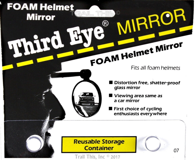 Thirdeye Clip-on FOAM Helmet Mirror-Voltaire Cycles