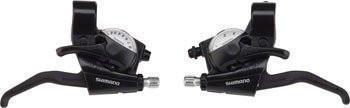 Shimano EF40-2S 3x8-Speed Brake/Shift Lever Set Black-Voltaire Cycles