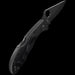 Spyderco Delica Plain with Serrated Edge - Black Blade (C11PSBBK )-Voltaire Cycles
