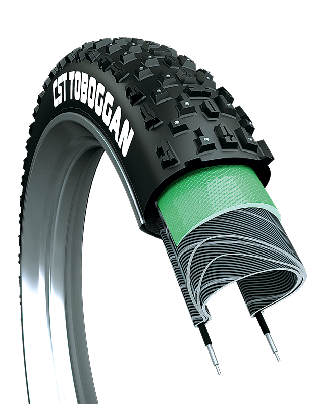 CST Toboggan 26x4.0 STUDDED Winter Tire