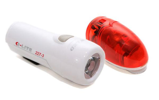 Q-Lite Combo Tube - Head / Tail Light for Bicycle or Recumbent Trike-Voltaire Cycles