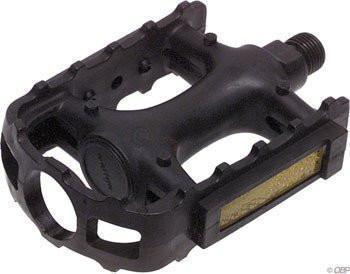 Wellgo LU-895 Mountain 1/2" Pedals: Black-Voltaire Cycles